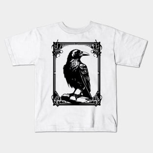 the black raven Kids T-Shirt